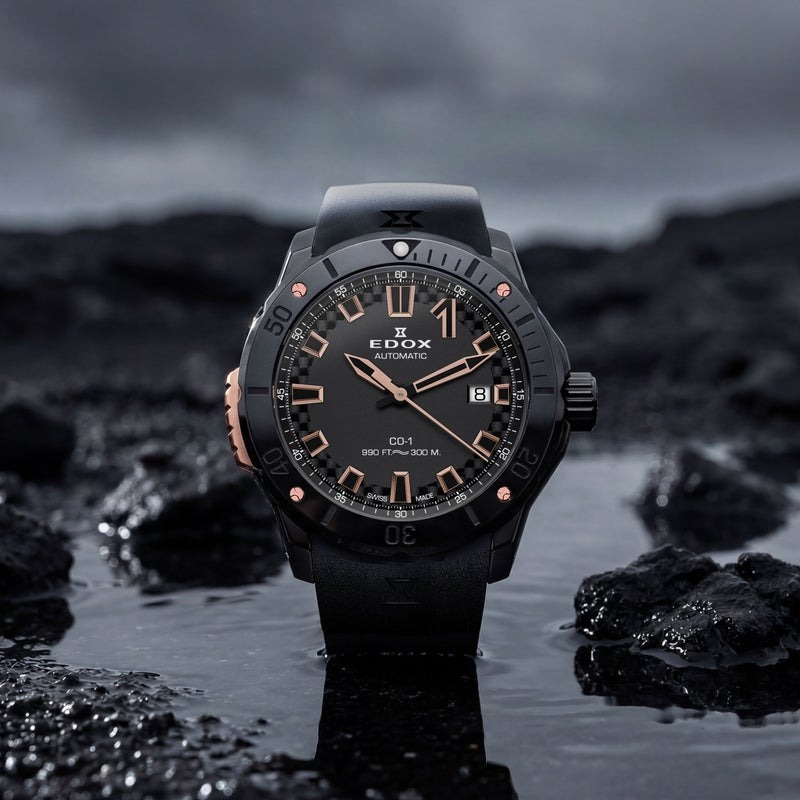 エドックス(EDOX) NEW クロノオフショア1 ベゼルロック デイト
